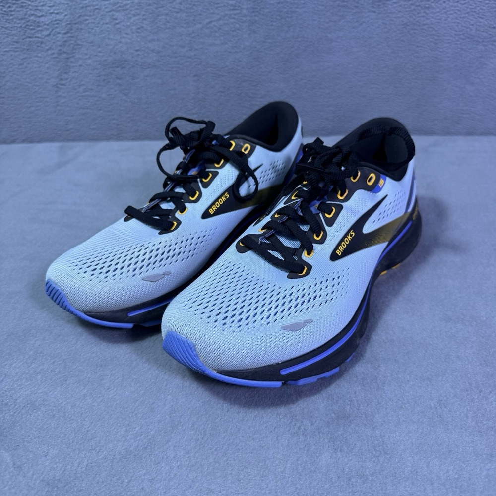Brooks Ghost 15 Shoes Womens 9.5 B Blue Black Running Sneakers 120380